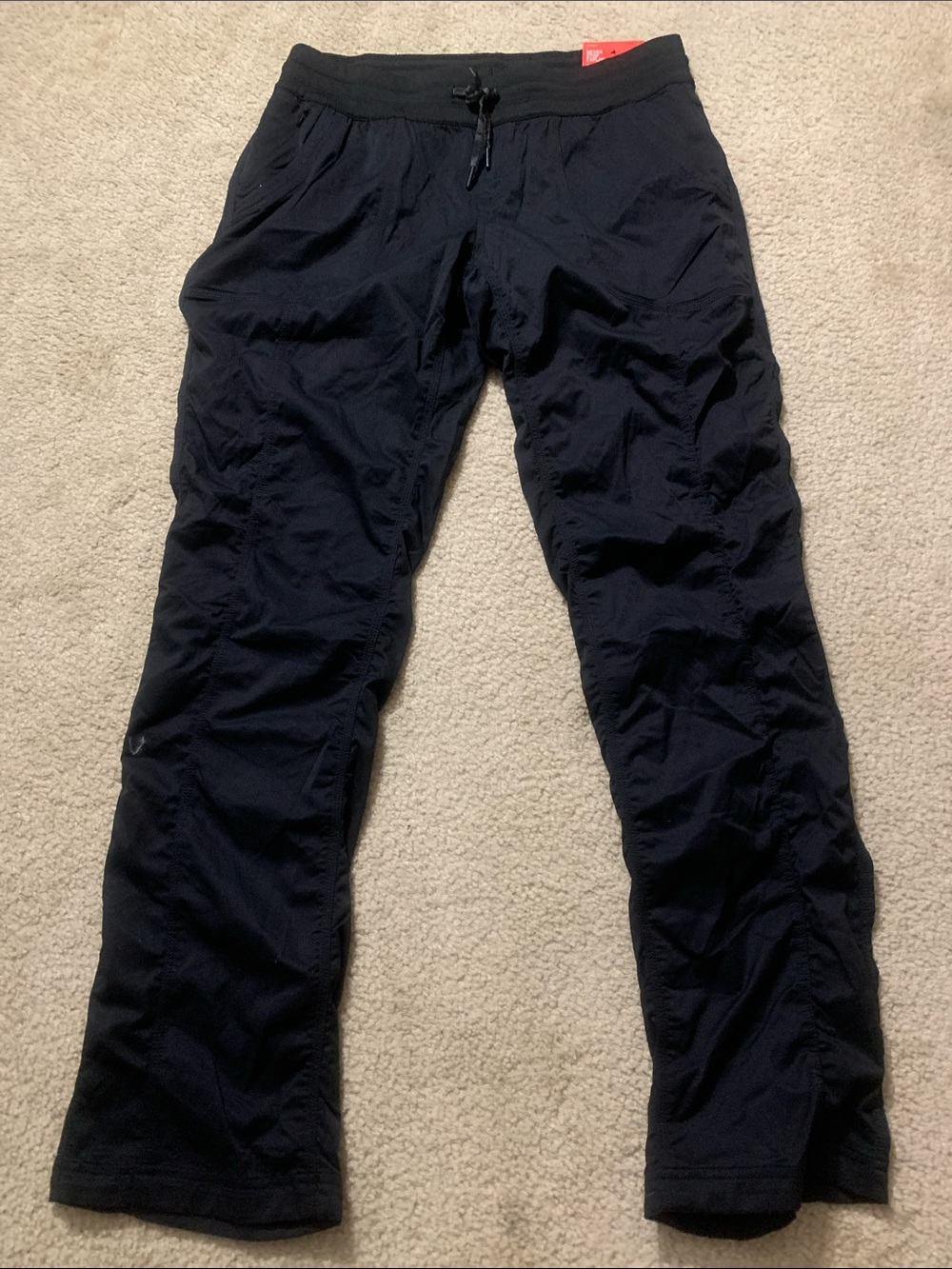 The North Face Women's Black Track Joggers with Drawstring Waist